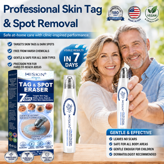 🎉 Congratulations! You're our 500th customer today! Add a 2nd HISKIN® 7-Day Tag & Spot Eraser for 90% OFF and enjoy treating multiple skin tags, warts, and spots with confidence—plus extra protection against future regrowth! ✨