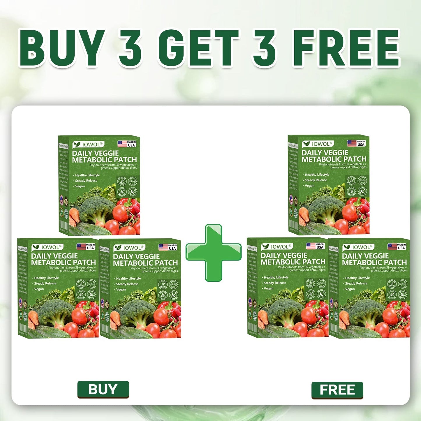 𝐎𝐟𝐟𝐢𝐜𝐢𝐚𝐥 𝐒𝐭𝐨𝐫𝐞 | 𝐈𝐎𝐖𝐎𝐋® 𝐃𝐚𝐢𝐥𝐲 𝐕𝐞𝐠𝐞𝐭𝐚𝐛𝐥𝐞 𝐌𝐞𝐭𝐚𝐛𝐨𝐥𝐢𝐜 𝐏𝐚𝐭𝐜𝐡 𝐮𝐬𝐞𝐬 𝐨𝐫𝐠𝐚𝐧𝐢𝐜 𝐯𝐞𝐠𝐞𝐭𝐚𝐛𝐥𝐞 𝐞𝐱𝐭𝐫𝐚𝐜𝐭𝐬 𝐚𝐧𝐝 𝐩𝐡𝐲𝐭𝐨𝐧𝐮𝐭𝐫𝐢𝐞𝐧𝐭𝐬 𝐟𝐫𝐨𝐦 𝟑𝟗 𝐯𝐞𝐠𝐞𝐭𝐚𝐛𝐥𝐞𝐬 + 𝐠𝐫𝐞𝐞𝐧𝐬 𝐭𝐨 𝐬𝐮𝐩𝐩𝐨𝐫𝐭 𝐝𝐞𝐭𝐨𝐱, 𝐝𝐢𝐠𝐞𝐬𝐭𝐢𝐨𝐧 & 𝐦𝐞𝐭𝐚𝐛𝐨𝐥𝐢𝐜 𝐫𝐞𝐬𝐞𝐭, 𝐚𝐧𝐝 𝐛𝐨𝐨𝐬𝐭 𝐞𝐧𝐞𝐫𝐠𝐲 𝐟𝐨𝐫 𝐚𝐥𝐥-𝐝𝐚𝐲 𝐰𝐞𝐥𝐥𝐧𝐞𝐬𝐬.