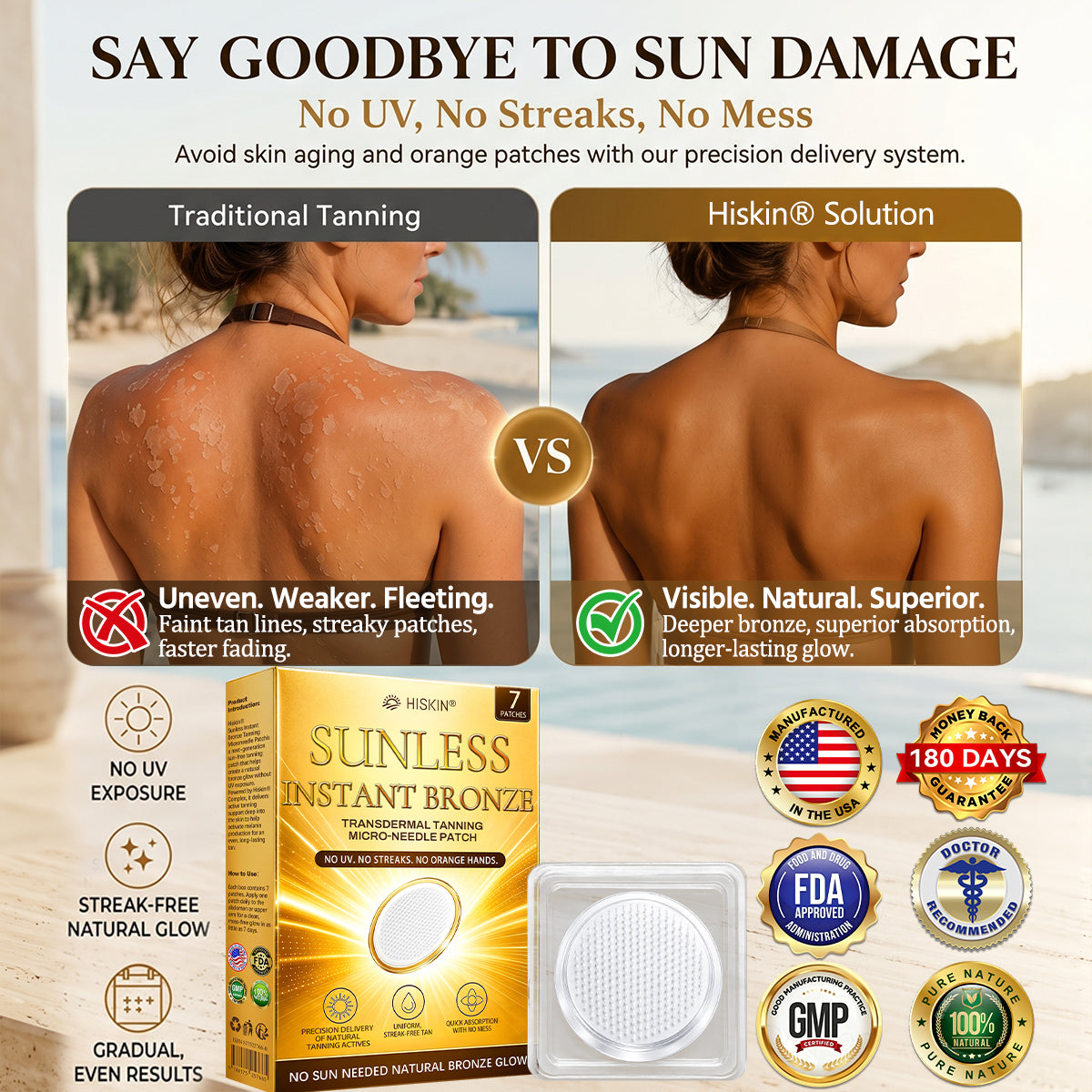 𝑶𝒇𝒇𝒊𝒄𝒊𝒂𝒍 𝑺𝒕𝒐𝒓𝒆 | 🎁 𝐇𝐢𝐬𝐤𝐢𝐧® 𝐒𝐮𝐧𝐥𝐞𝐬𝐬 𝐈𝐧𝐬𝐭𝐚𝐧𝐭 𝐁𝐫𝐨𝐧𝐳𝐞 𝐓𝐚𝐧𝐧𝐢𝐧𝐠 𝐌𝐢𝐜𝐫𝐨𝐧𝐞𝐞𝐝𝐥𝐞 𝐏𝐚𝐭𝐜𝐡 🇺🇸 (𝐉𝐮𝐬𝐭 𝐨𝐧𝐜𝐞 𝐚 𝐝𝐚𝐲) 𝐕𝐢𝐬𝐢𝐛𝐥𝐞 𝐁𝐫𝐨𝐧𝐳𝐞 𝐆𝐥𝐨𝐰 𝐢𝐧 𝟕 𝐃𝐚𝐲𝐬 ✅ 𝐍𝐨 𝐔𝐕, 𝐍𝐨 𝐎𝐫𝐚𝐧𝐠𝐞, 𝐍𝐨 𝐒𝐭𝐫𝐞𝐚𝐤𝐬, 𝐍𝐨 𝐃𝐇𝐀, 𝐍𝐨 𝐌𝐞𝐬𝐬.
